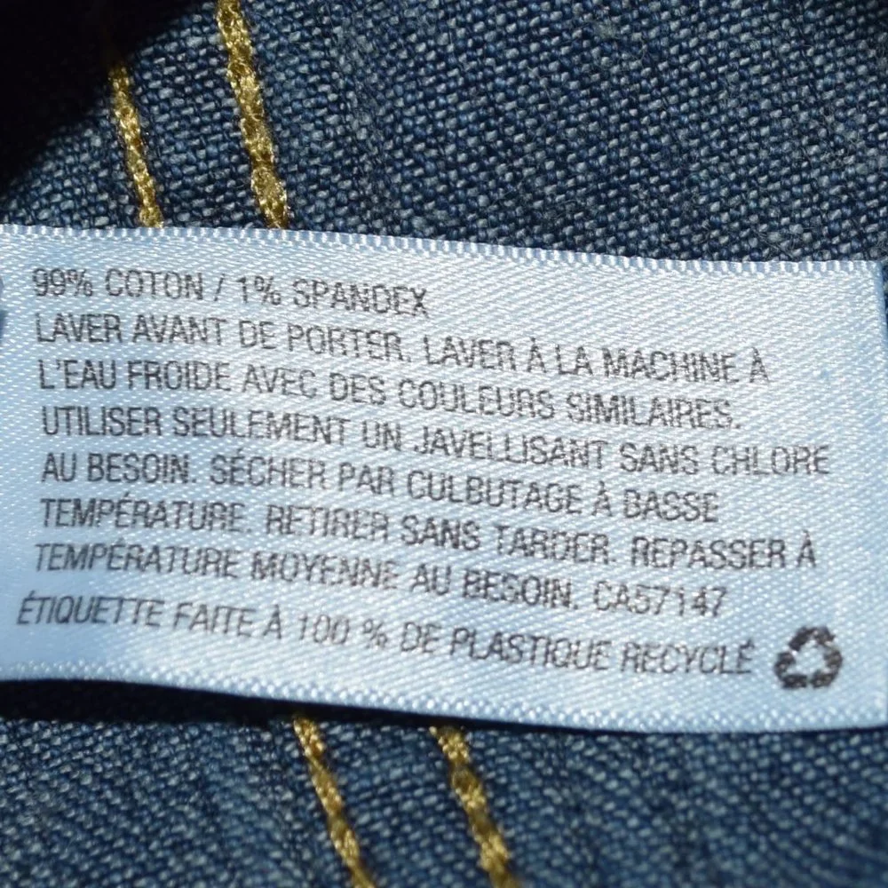Cherokee Blue Denim Long Sleeve Jean Jacket - Small (6/6X)